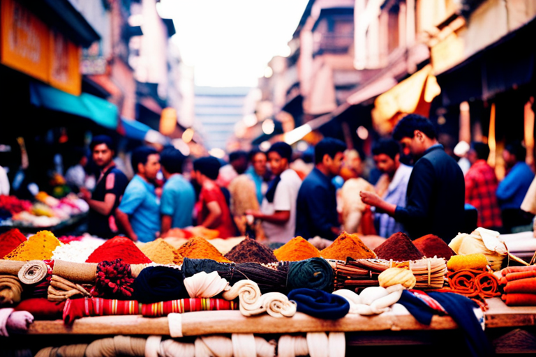 2404185427_A bustling market street filled with colorful text_xl-beta-v2-2-2