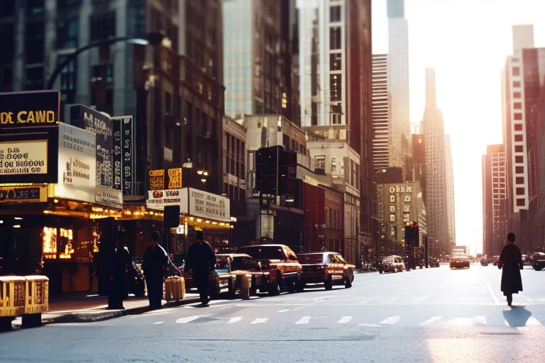 A vibrant mix of colors and textures, showcasing the fusion of cultures and history in a bustling city.