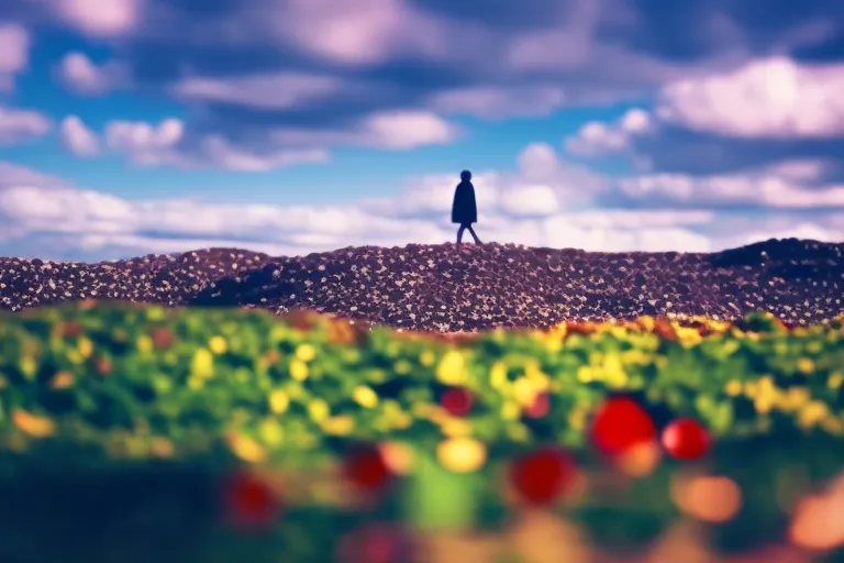 A colorful, abstract photo featuring a blend of warm and cool tones to represent the changing seasons, accompanied by the words "Time to Visit" in a bold font.